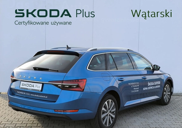 Skoda Superb cena 174900 przebieg: 12200, rok produkcji 2023 z Czarna Białostocka małe 232